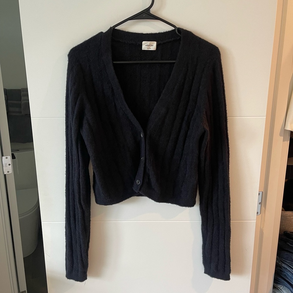 Aritzia Wilfred Hush Cardigan - Black L